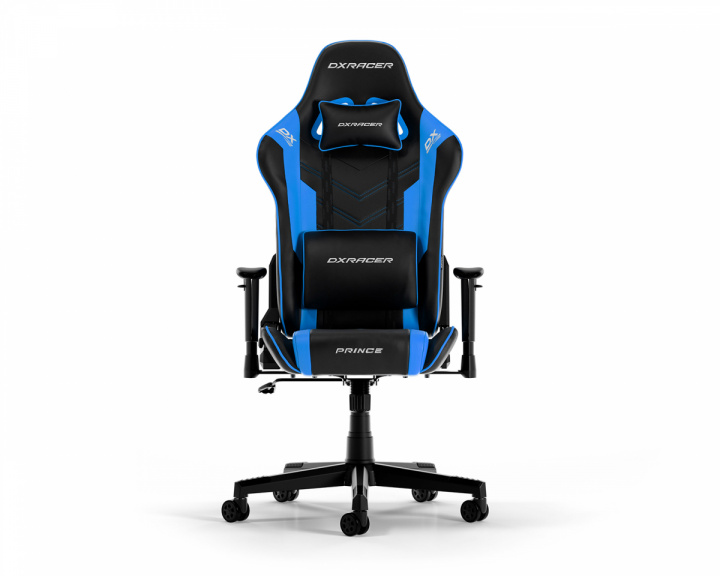 DXRacer PRINCE L Svart & Blå PVC Läder