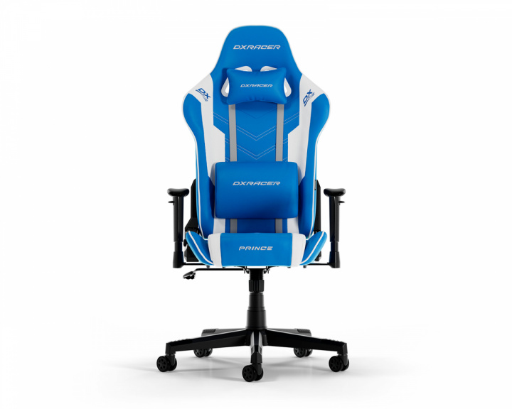 DXRacer PRINCE L Blå & Vit PVC Läder