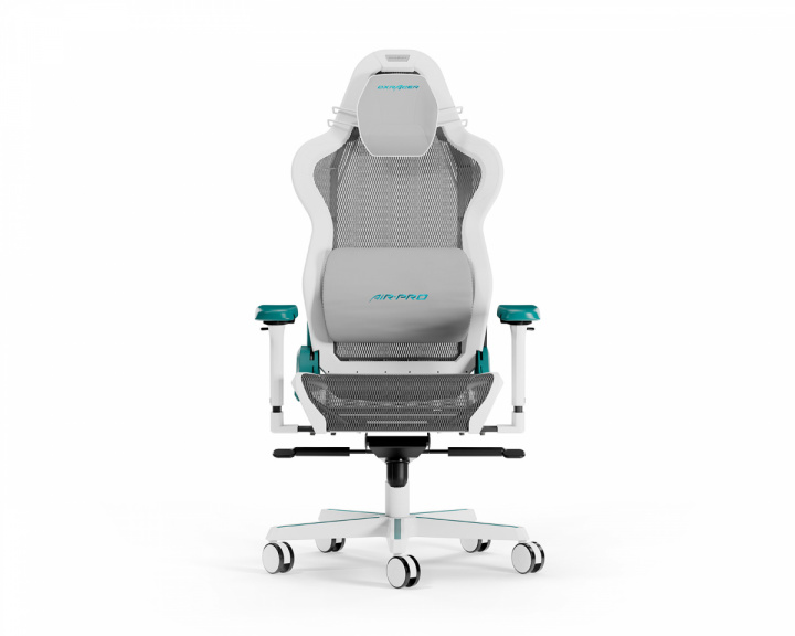 DXRacer AIR L Vit & Cyan Mesh