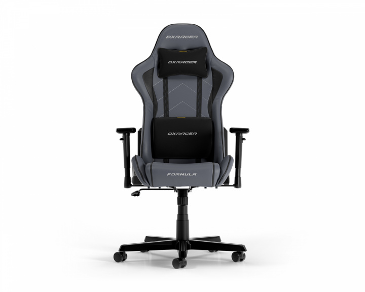 DXRacer FORMULA L Grå & Svart PVC Läder