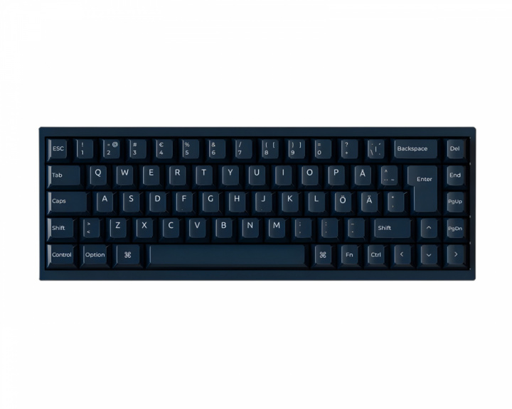 Keychron Q16 HE 8K Keramiskt ISO Tangentbord [Lime Magnetic Switch] - Navy Blue