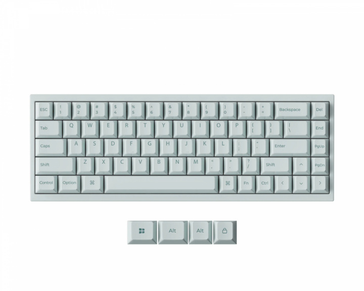  Q16 HE 8K Keramiskt ISO Tangentbord [Lime Magnetic Switch] - Light Green