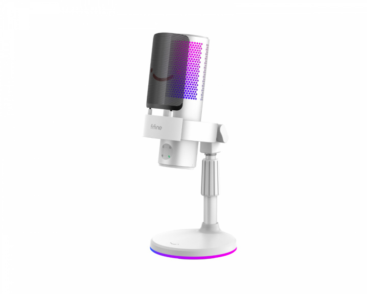 Fifine A9S RGB Kondensatormikrofon - Vit