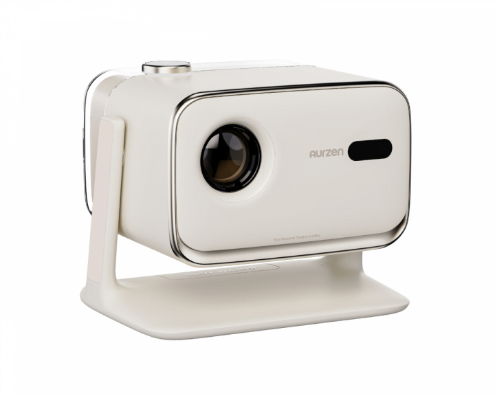 Aurzen BOOM Mini Google TV Smart Projektor - Vit