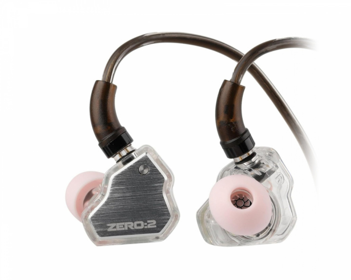  Zero 2 IEM Hörlurar med Mic - 3.5mm - Silver