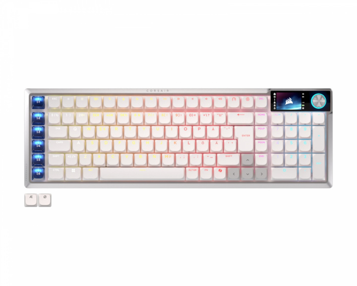  VANGUARD AIR 99 Trådlöst Gamingtangentbord - Vit [OPX Optical]