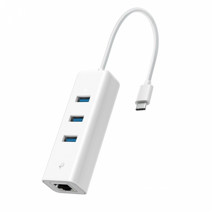  UE330C USB Type-C 3-Port Hub & Gigabit Ethernet Adapter