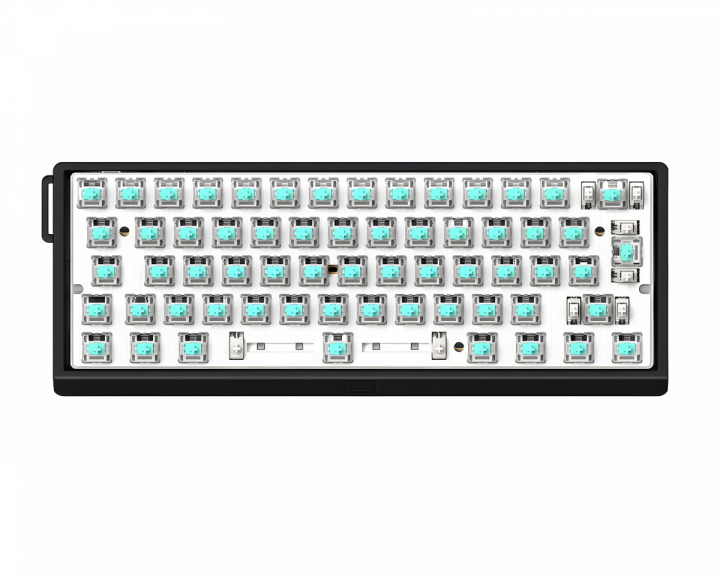  60HE V2 Tangentbord - ISO Non Split Spacebar - Black Aluminum