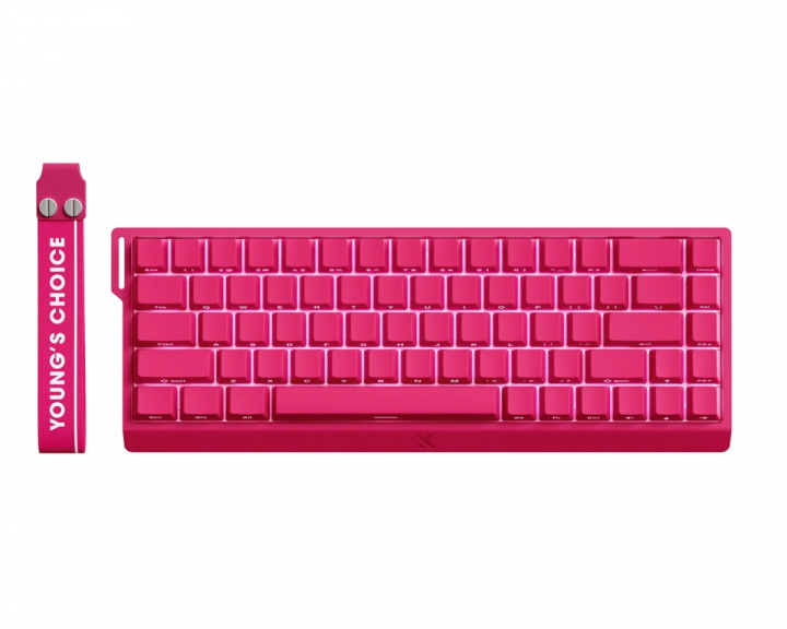 MCHOSE Ace 68 E-Sport ANSI Tangentbord - Rose Red [Ice Rhino Magnetic]