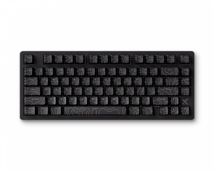 MCHOSE Jet 75 E-sport Tangentbord - Black Topographic [Kailh Magnetic God Switch]