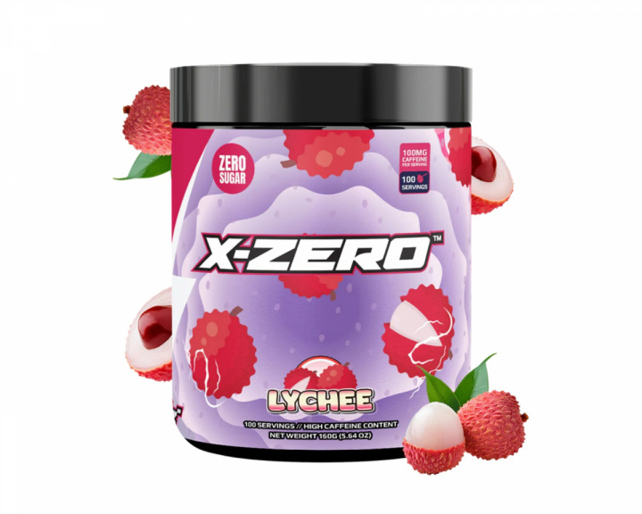 X-Gamer X-Zero Lychee - 100 Serveringar