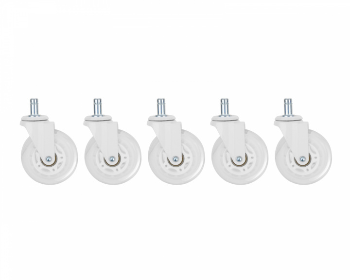  Hjul till Stol 3″ Universal - Vit