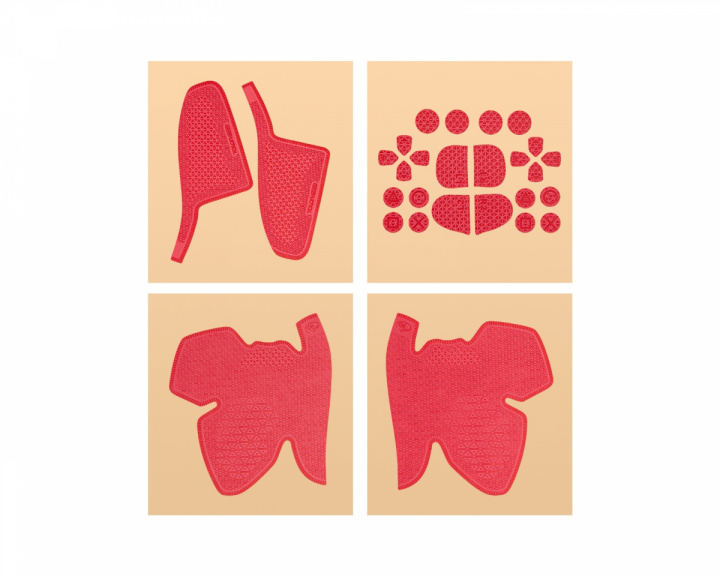  Controller Grip Tape för PS5 DualSense Controller - Ultra Version - Röd