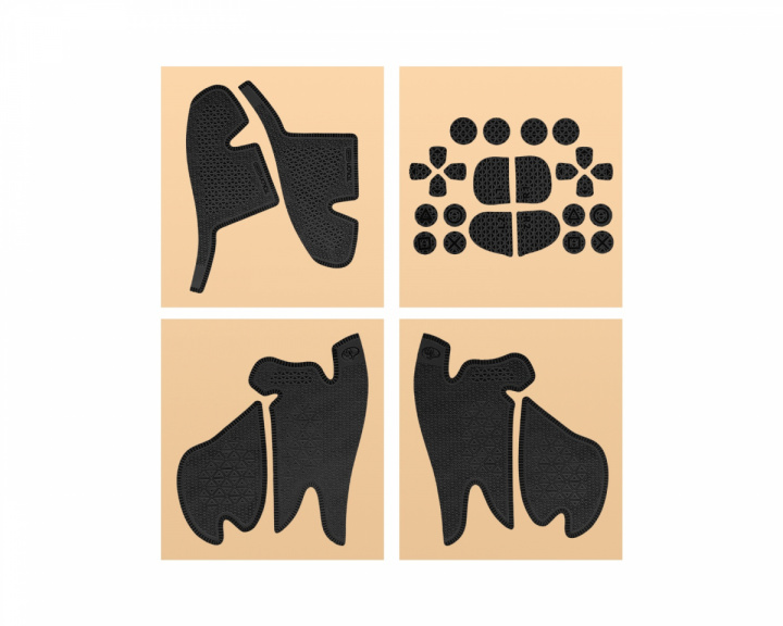  Controller Grip Tape för PS5 DualSense Edge Controller - Ultra Version - Svart