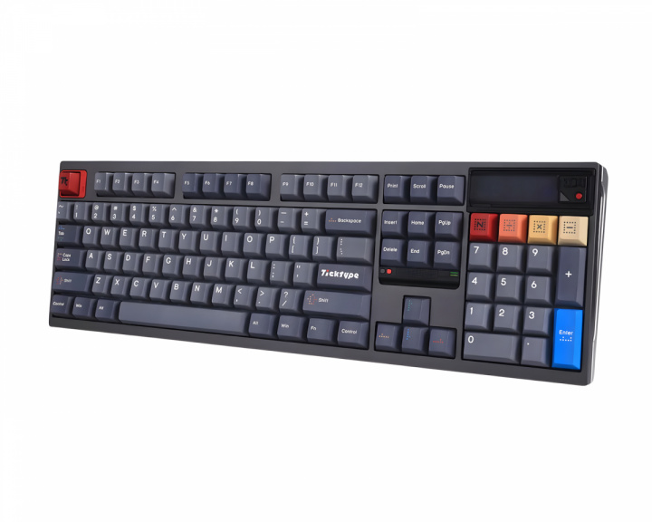 Ticktype DP104 ANSI Tangentbord - Mecha Grey [Rye Linear]