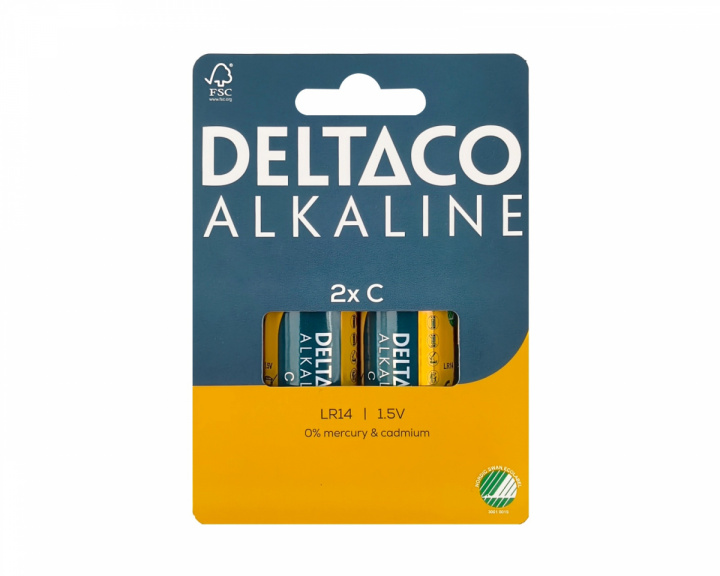  C/LR14 Alkaline batteri 2-pack