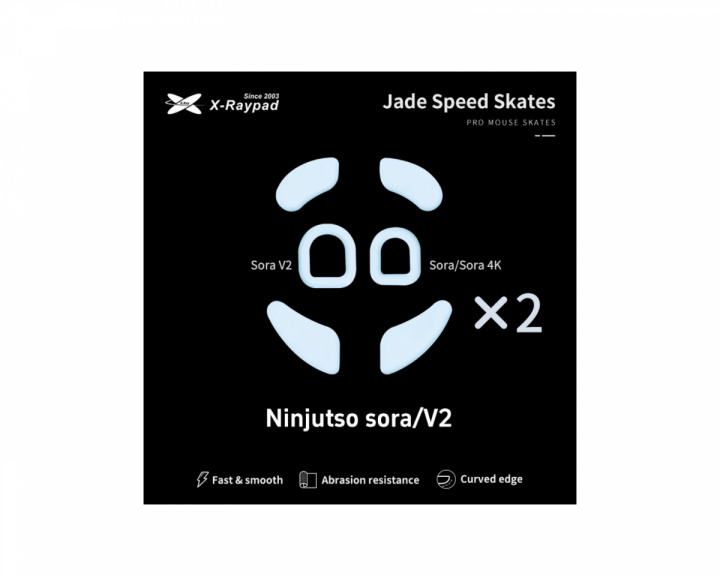 X-raypad Jade Mouse Skates till Ninjutso Sora / 4K / Sora V2