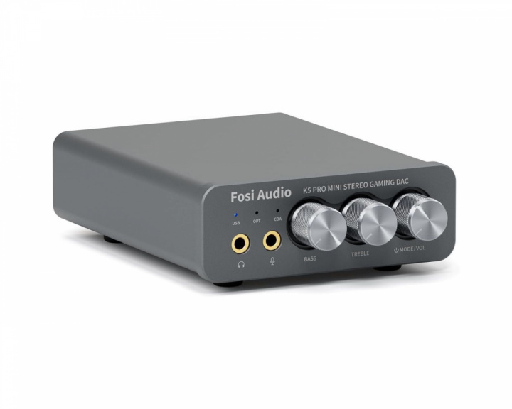 Fosi Audio K5 Pro Gaming DAC - Hörlursförstärkare