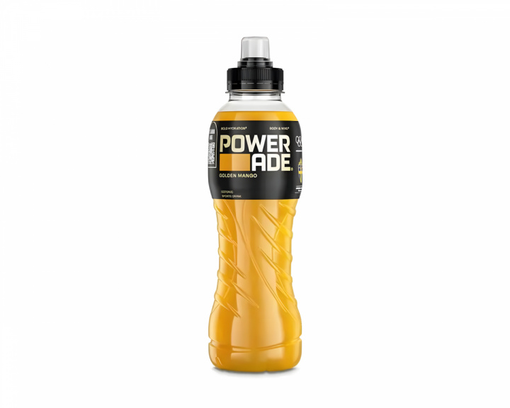 Powerade Golden Mango 50cl (Inkl. Pant)