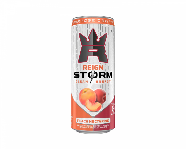 Reign Storm Energy Peach Nectarine 355ml