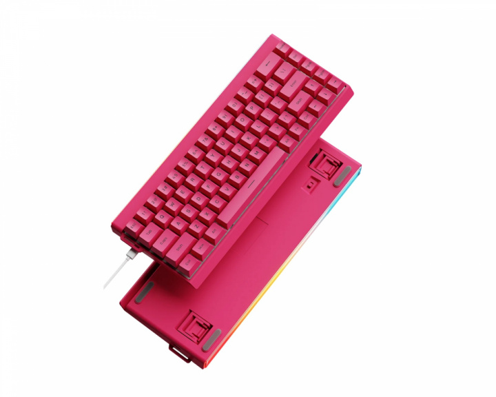  DK68 Magnetic HE Tangentbord ANSI [Gateron Wuji] - Rosa