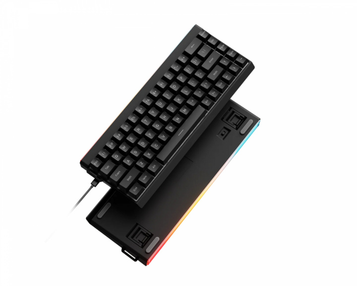  DK68 Magnetic HE Tangentbord ANSI [Gateron Wuji] - Svart
