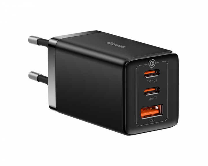  GaN5 Pro Snabbladdare 2C+U 65W - Svart