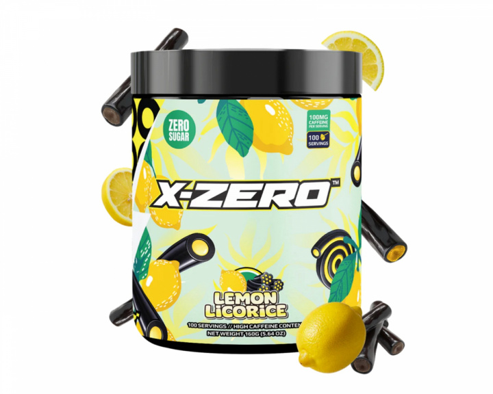 X-Gamer X-Zero Lemon Liquoric - 100 Serveringar
