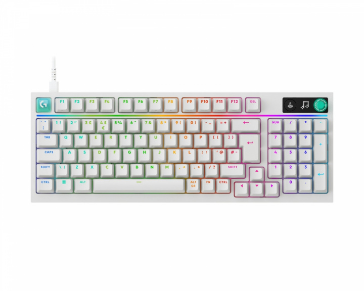  G316 X 98 Gamingtangentbord - Vit