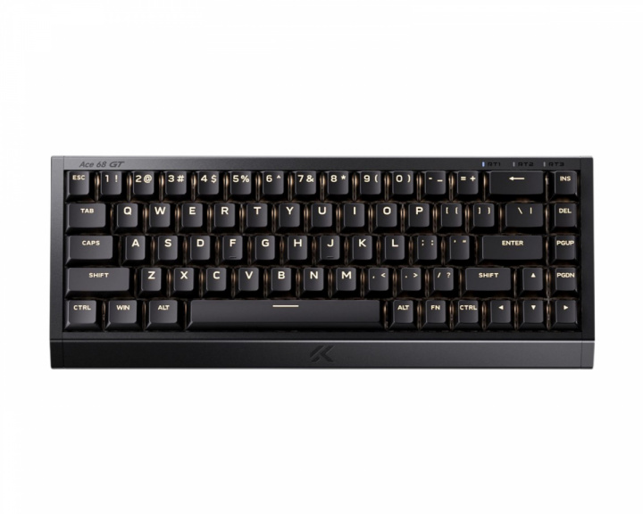  Ace 68 GT Hall Effect Magnetiskt Gamingtangentbord ANSI - Black Gold