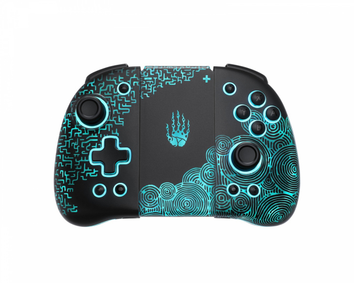  Luminous Trådlös Joypad med laddningsgrepp för Nintendo Switch - Zonaite Black
