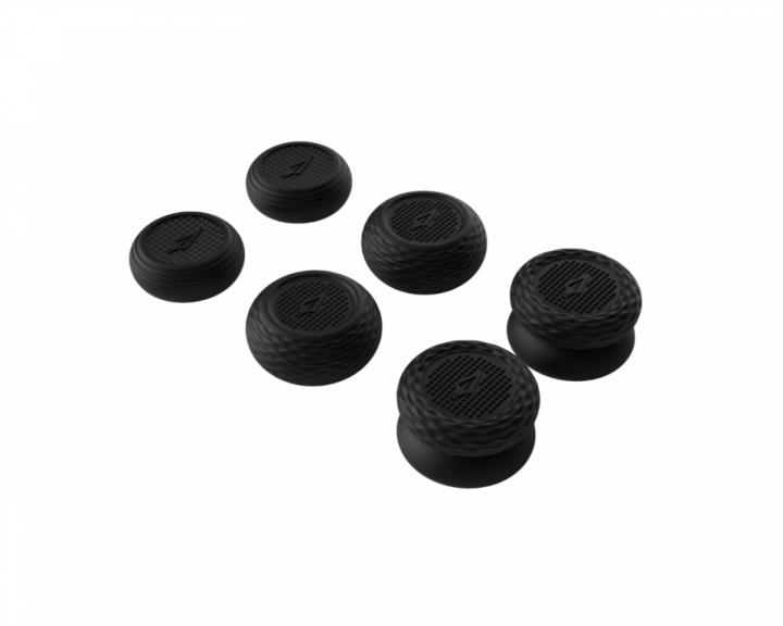  Universal Controller Thumb Grip Caps - Svart