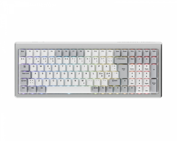  Ducky Cushion 98 - 98% RGB Trådlöst Gamingtangentbord - Nordisk ISO - [Shush Tactile]