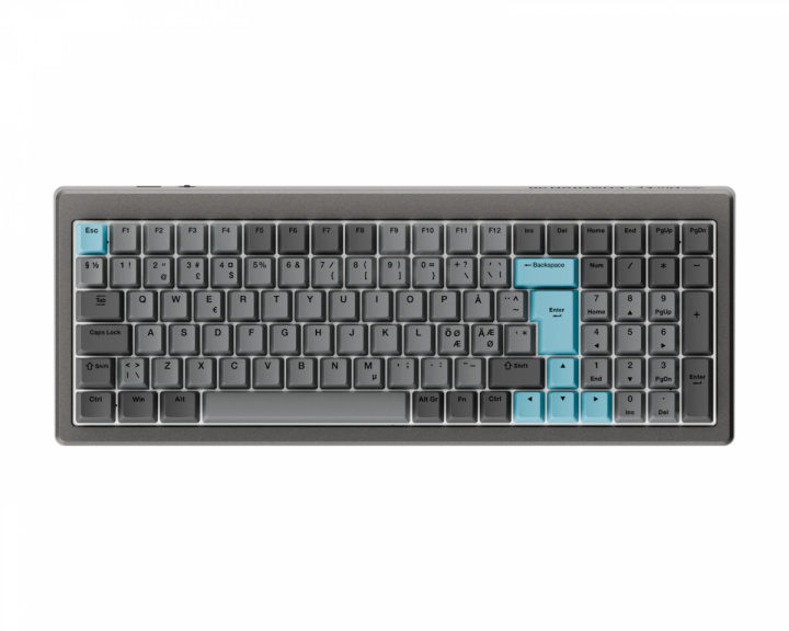 Ducky Cushion 98 - 96% RGB Trådlöst Gamingtangentbord - Nordisk ISO - [Shush Tactile]
