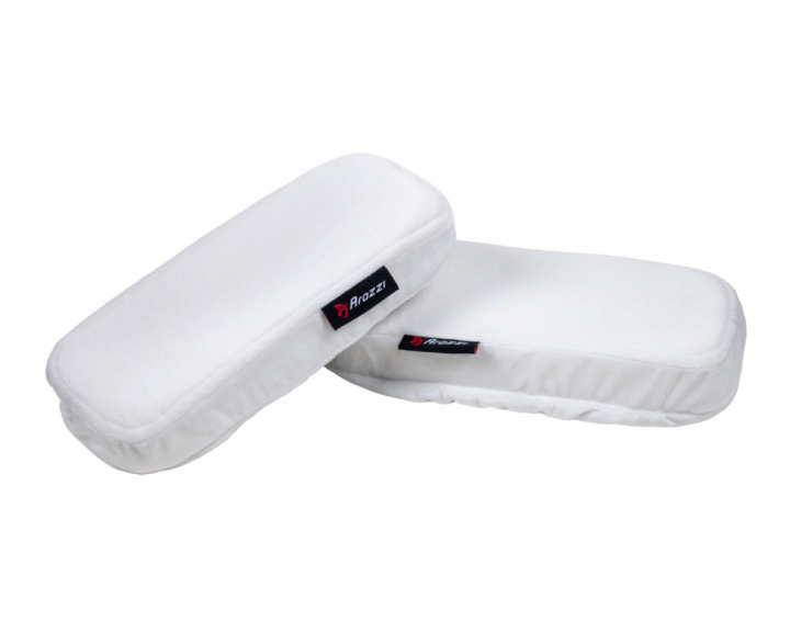  Armstödskuddar i Memory Foam - Vit
