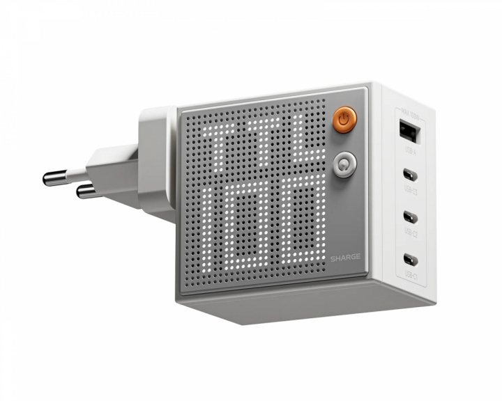  Pixel 100W USB-C & USB-A-laddare - Vit