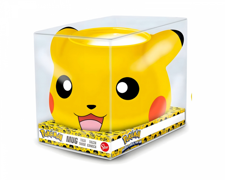  Pokémon 3D-mugg Pikachu - 500 ml
