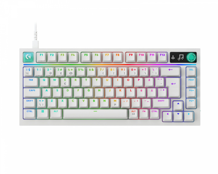 Logitech G316 X 75 Gaming Tangentbord - Vit