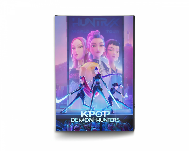  K-Pop Demon Hunters Canvastavla med Belysning