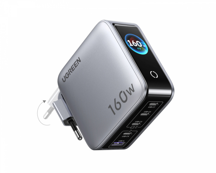  Nexode 5-Portars Pro Laddare med Smart Display 160W