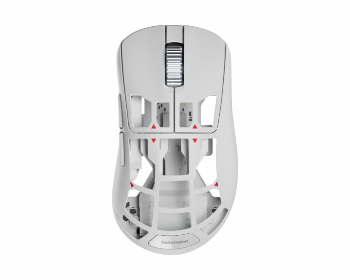  Feinmann F01 Trådlös Magnesium Gamingmus - Alpine White
