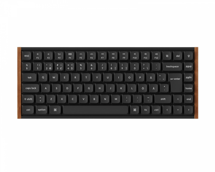  K3 Ultra SE 75% 8K Trådlöst Tangentbord - Wood Black [Milk POM Red]