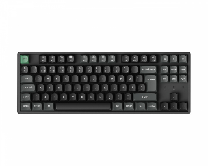  K8 Ultra 80% 8K Trådlöst Tangentbord - Svart [Keychron Apex Brown]