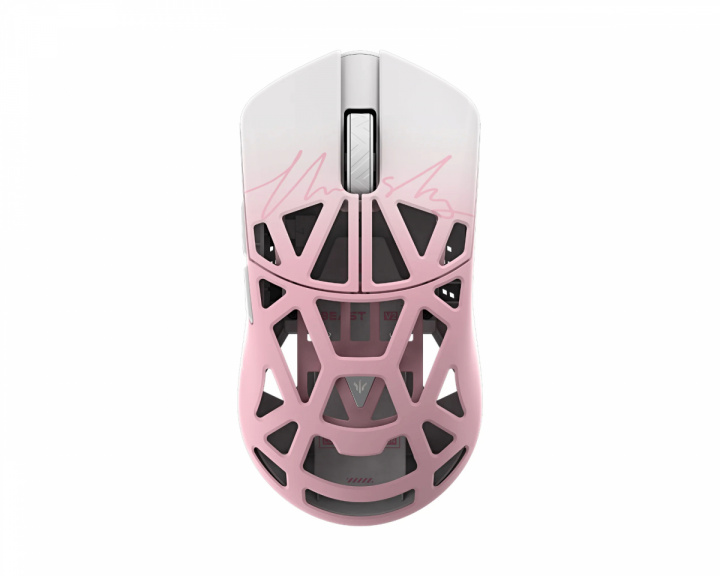 WLMouse Beast X Max V2 Trådlös Gamingmus - Rosa/Vit