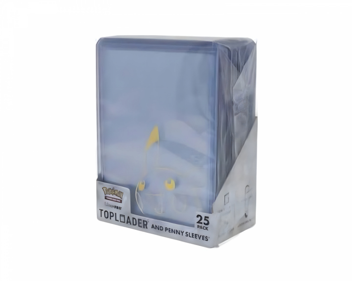  Pikachu Toploader och Penny Sleeves Combo (25-pack)