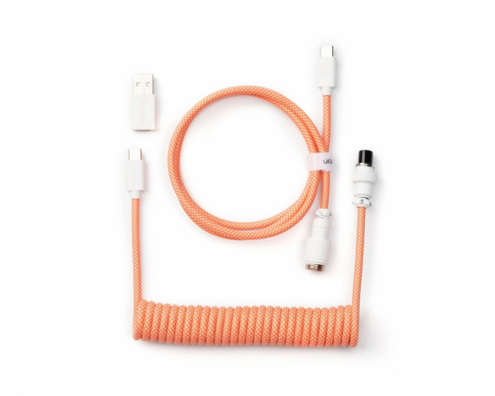  Coiled Aviator Kabel Straight 8K - Rosa Orange