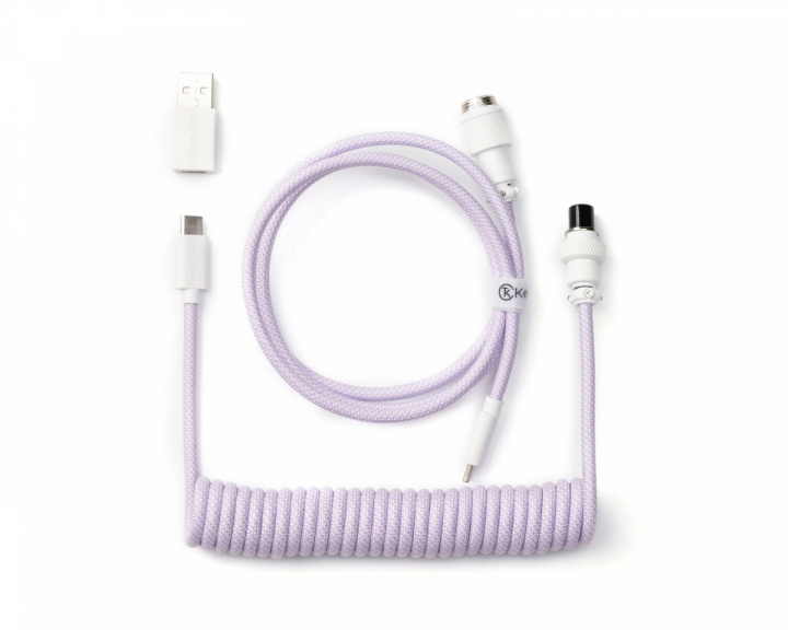  Coiled Aviator Kabel Straight 8K - Ljuslila