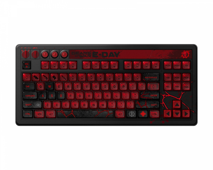  Retro 87 Mekaniskt Tangentbord ANSI - Gears of War E-Day Edition