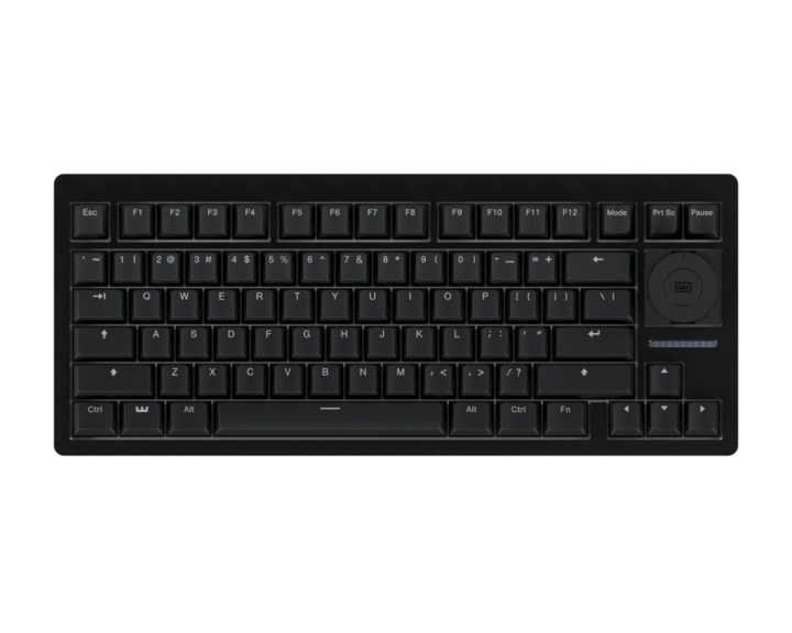  80HE+ Tangentbord - Zinc Alloy Black [Lekker Tikken] - ANSI