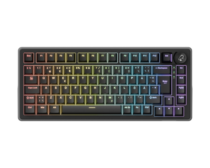  OK-HE-75 - 75% Mekaniskt Tangentbord - Nordisk ISO - [Haimu HE Switch]